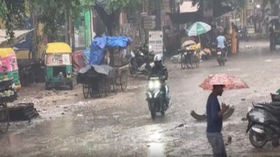  दिल्ली-एनसीआर में भारी बारिश से जनजीवन प्रभावित, कई जिलों में रेड अलर्ट