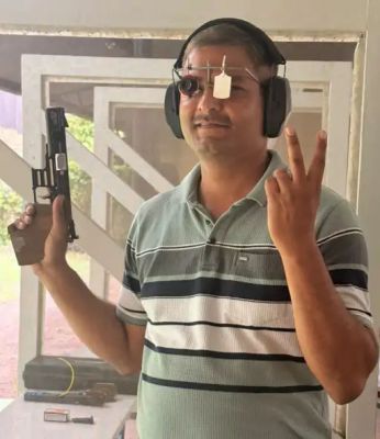  निरीक्षक वैभव मिश्रा ने रचा इतिहास:मावलंकर और ईस्ट ज़ोन शूटिंग चैंपियनशिप के तीन इवेंट्स में क्वालिफ़ाई किया